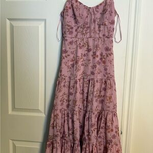 Trixxi Pink Textured Knit Dress